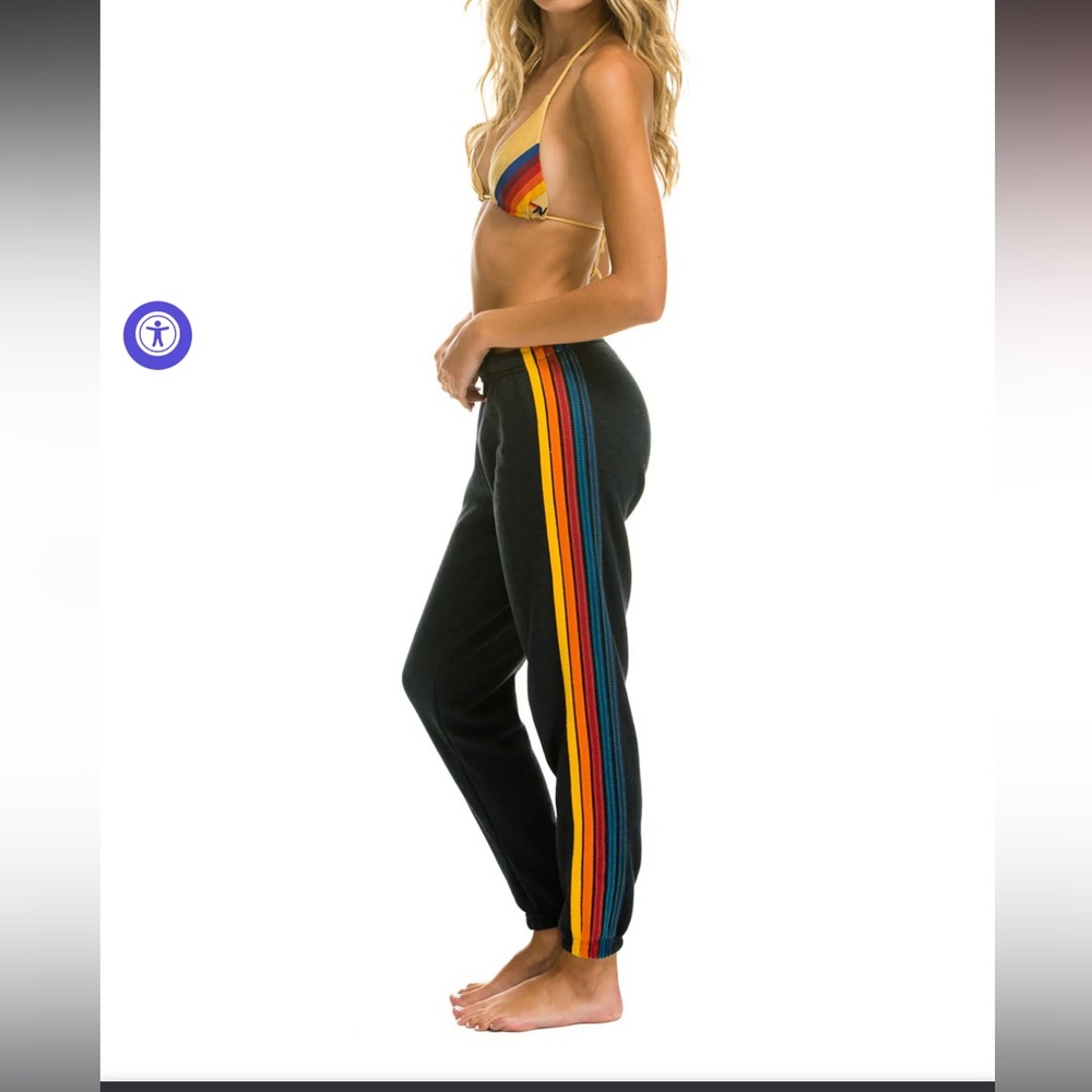Aviator Nation 5 Stripes Charcoal XS